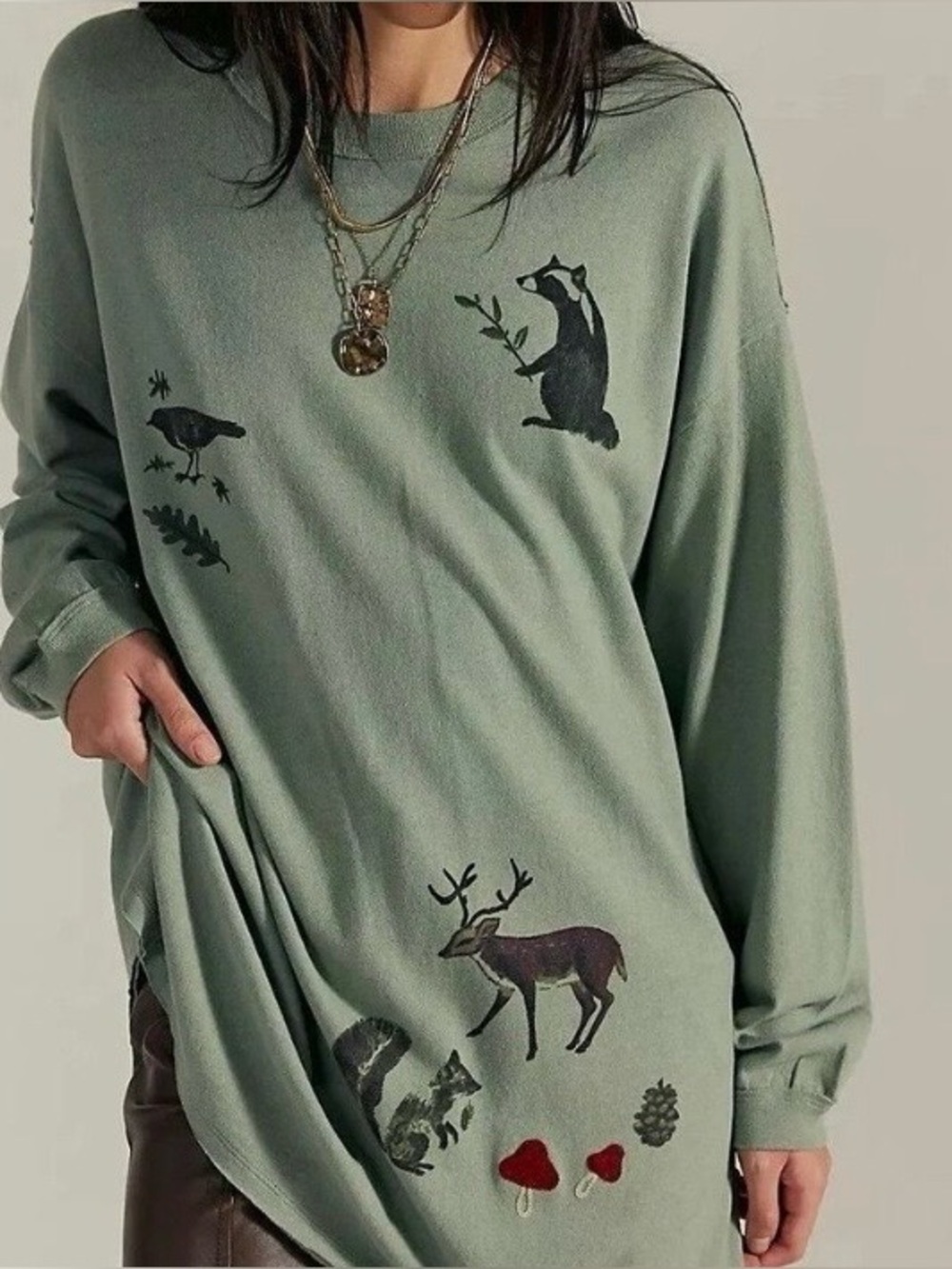 We The Free + Free People Never Leaf Me Long sleeved Tee
